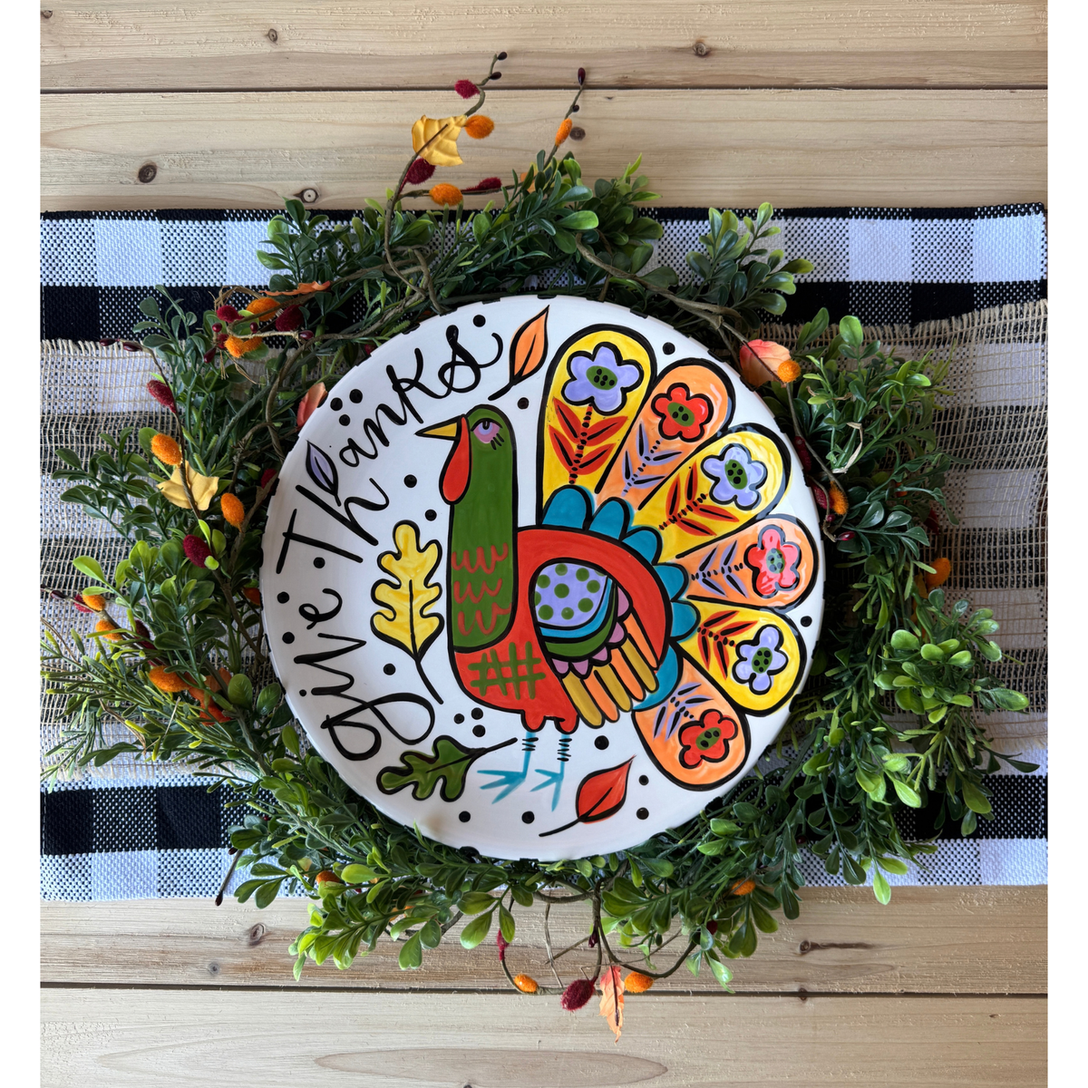 Folk Art Turkey Adult Ceramic Class