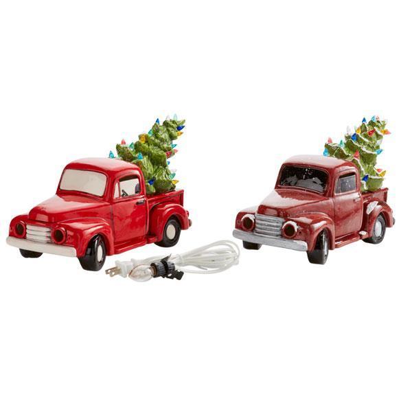 Antique Truck w/Tree