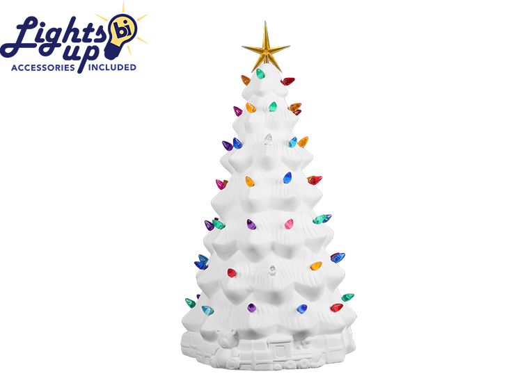 Lighted Tree With Gifts