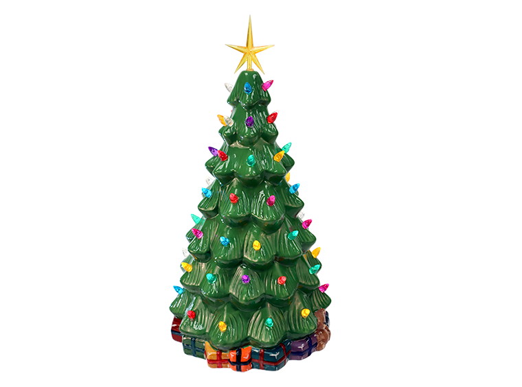 Lighted Tree With Gifts