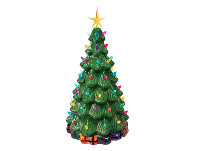 Lighted Tree With Gifts