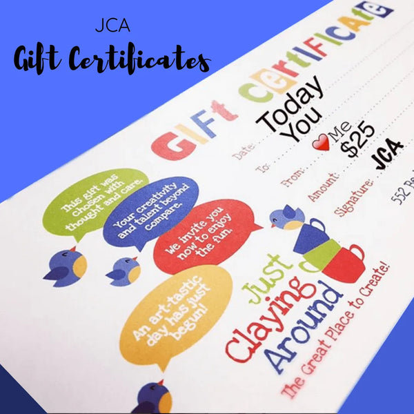 Just Claying Around Gift Card