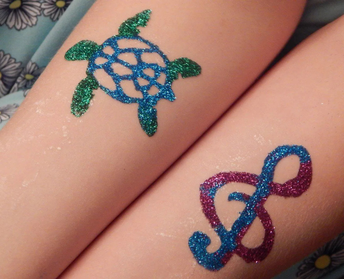Glitter tattoos (priced for 10 kids, add more day of)