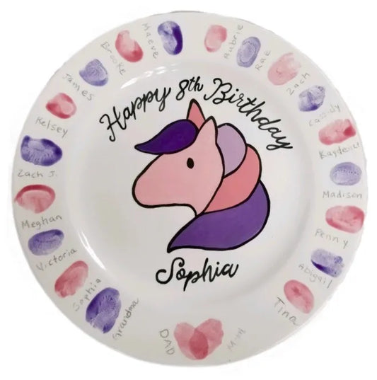 Custom Birthday Plate