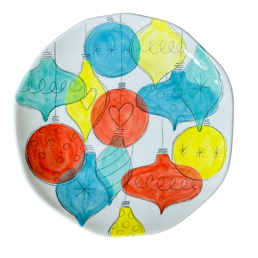 Holiday Watercolor Adult Ceramic Class