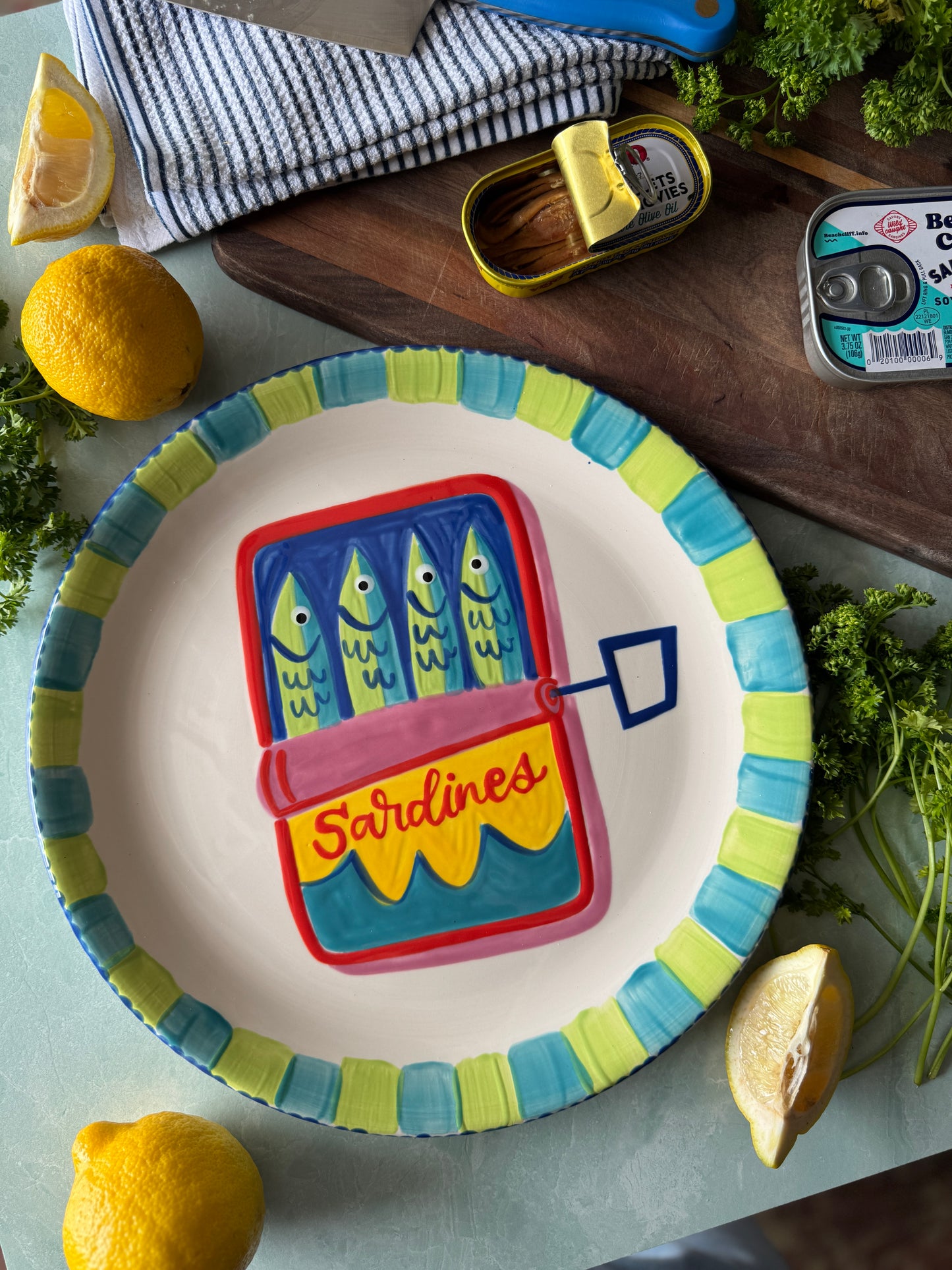 Sardine Summer Platter Adult Ceramic Class